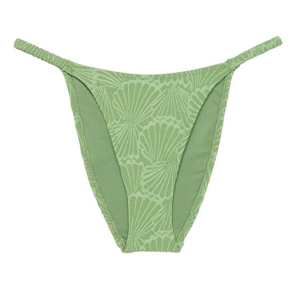 Green Shell Pattern Bikini Bottom - Picture 3 of 5